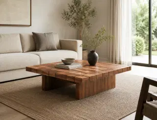 CJ-82 Checkerboard Coffee Table 3