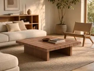 CJ-82 Checkerboard Coffee Table 5