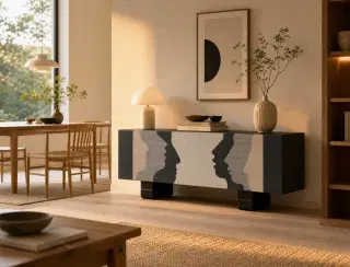 CBG-08炭黑剪影边柜 4