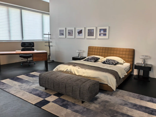 C026 Checkerboard Upholstered Bed 6