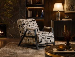 8098 Ink Sequence Lounge Chair 3